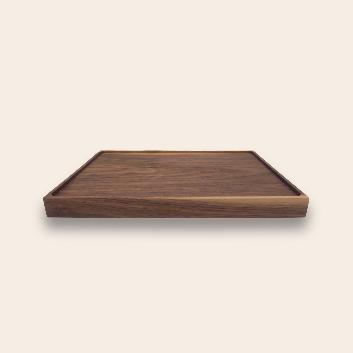 Klein Houten Dienblad | Walnoot Hout | Rechthoekig