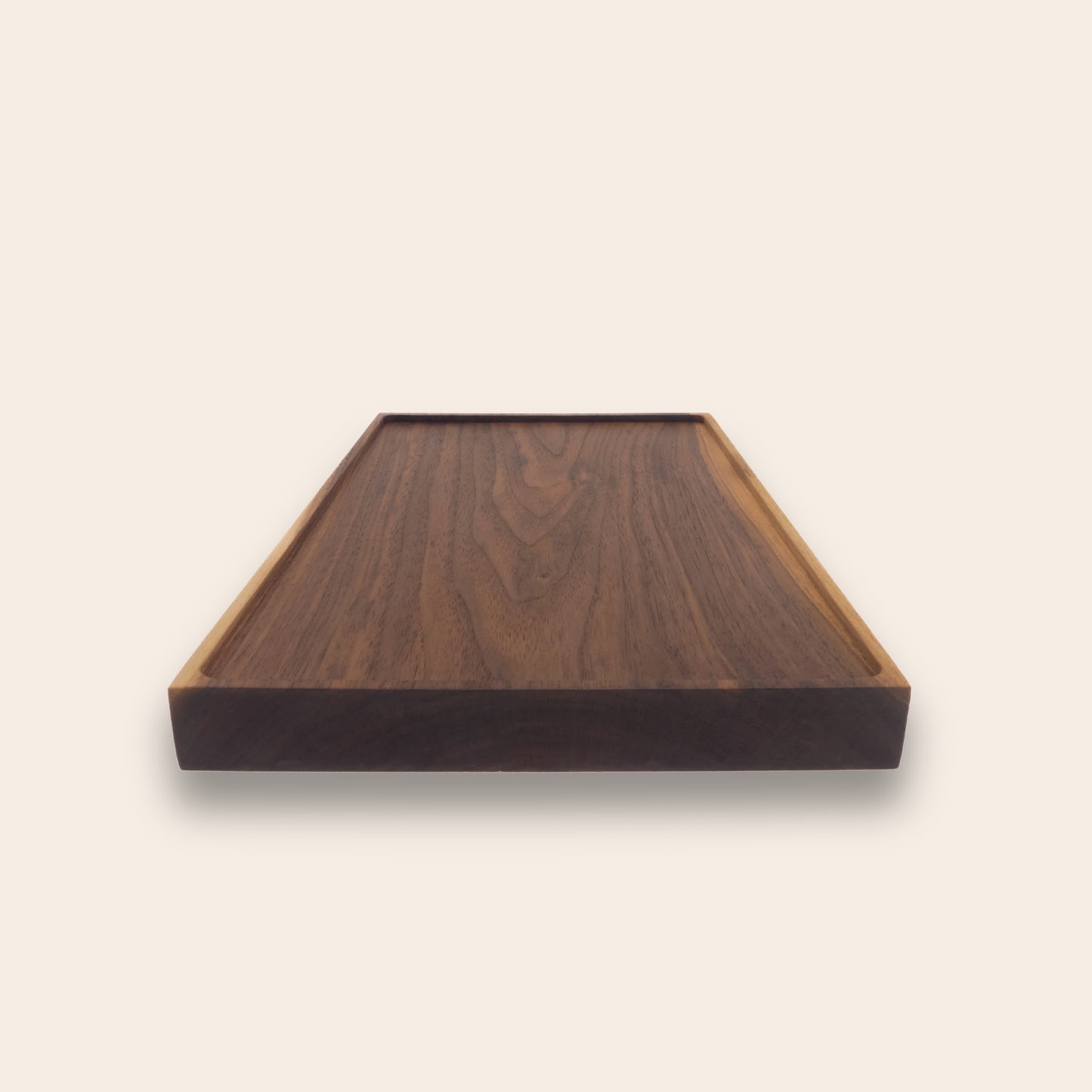 Klein Houten Dienblad | Walnoot Hout | Rechthoekig